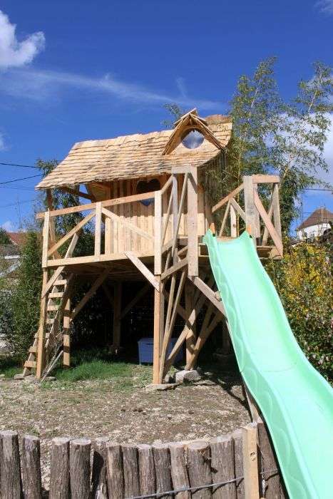 Деревяний замок для пятирічної дівчинки (15 фото)