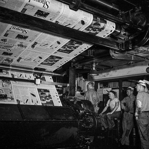 Як друкувалися газети в роки Другої світової війни (13 фото)