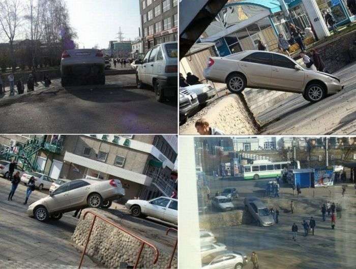 Приколи з жінками за кермом (47 фото)