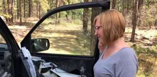 Ведмідь закрився в автомобілі (5 фото)