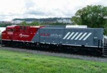 У сша представлений перший вантажний локомотив на батарейках