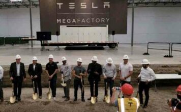 Tesla заклала фундамент нового підприємства з виробництва стаціонарних систем зберігання електроенергії