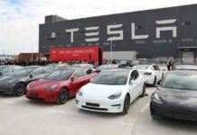 Китайське підприємство tesla збільшило обсяги випуску електромобілів в півтора рази