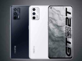 Realme gt neo 2t офіційно представлений. Amoled екран з частотою оновлення 120 гц, процесор mediatek dimensity 1200 ai і підтримка зарядки потужністю 65 вт за $328 і вище