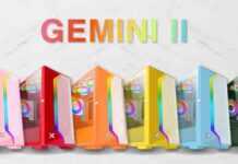 Xigmatek представила серію компактних барвистих корпусів gemini ii
