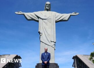 Princ William znovu vytvořil historický okamžik u sochy Krista Spasitele