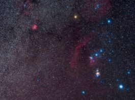 Пояс Оріона: зимове небесне видовище